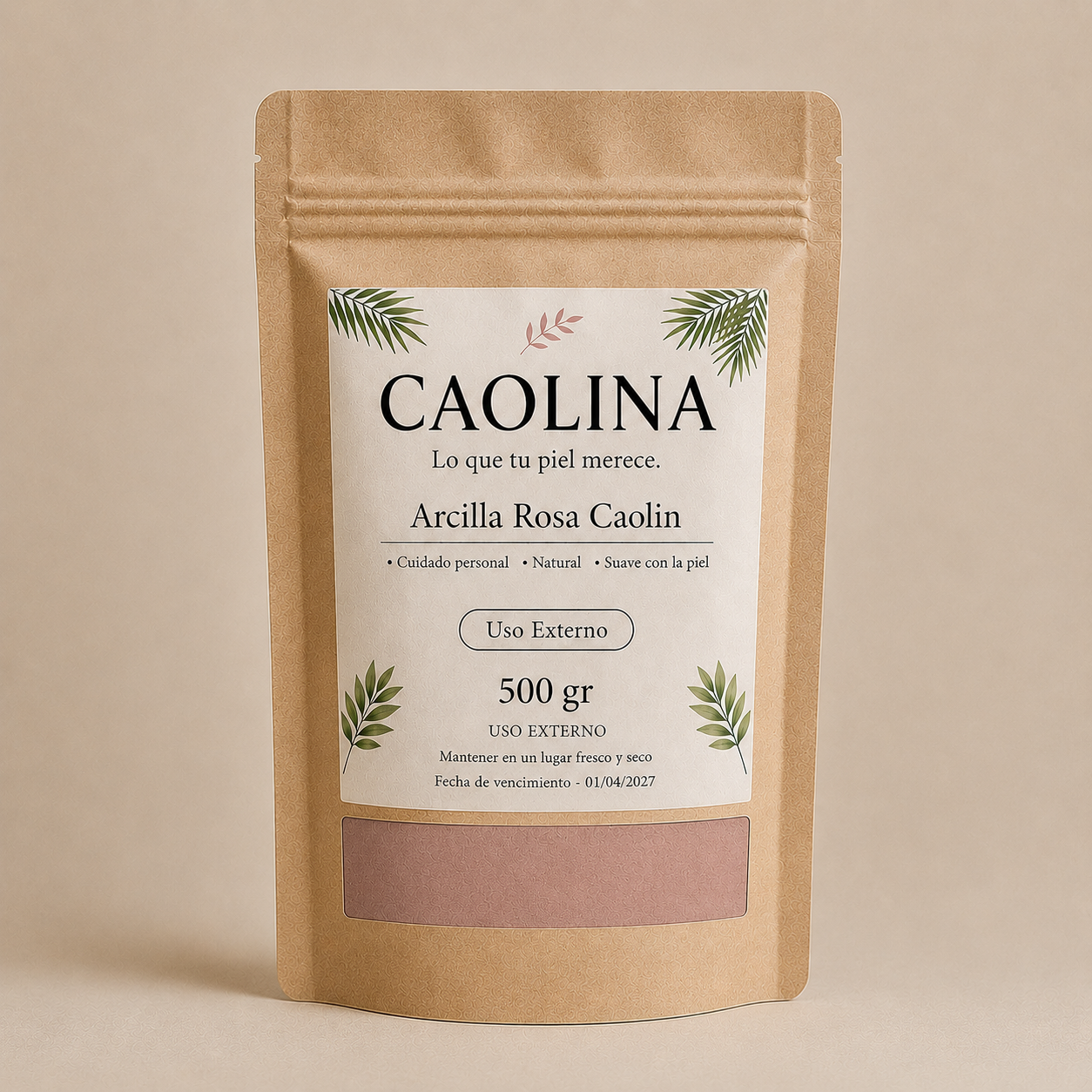 Arcilla Rosa Caolín